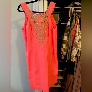 Lilly Pulitzer pink shift dress